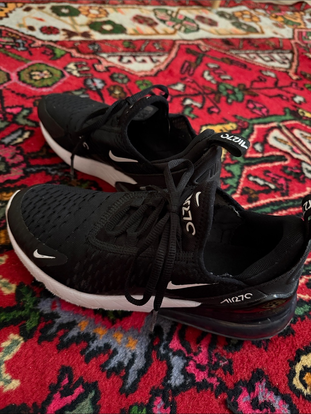 Nike Black & White Air 270 Low Sneaker